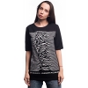 Удлиненная футболка Urbanist Joy Division-Unknown pleasures (black)  RW-17745