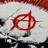 Футболка Punk's Not Dead (скелет с ирокезом)  RW-5324