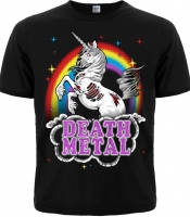 Чорна футболка Death Metal (Unicorn)