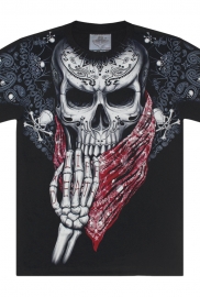 Футболка Череп з червоною банданою - Life X Death (Rock Eagle, Total t-shirt) Футболка Череп з червоною банданою - Life X Death (Rock Eagle, Total t-shirt)