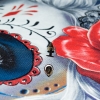 Футболка Muerte (silver hair with rose) (3D, світиться в темряві)  RW-22613