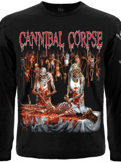 Футболка з довгим рукавом Cannibal Corpse "Butchered at Birth" (album cover)