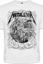 Футболка Metallica "And Justice For All" (белая футболка)