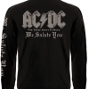 Футболка з довгим рукавом AC/DC "For Those About To Rock" (з друком на рукавах)  RW-22760