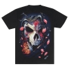 Футболка Vampire Skull with Rose Petals (3D, світиться в темряві)  RW-24699