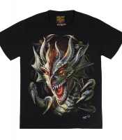 Футболка Dragon Head (светится в темноте)