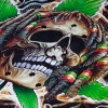 Футболка High Life (rasta skull) (3D, світиться в темряві)  RW-22407