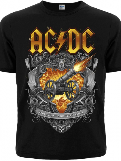 Футболка AC/DC For Those About to Rock (We Salute You)
