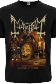 Футболка Mayhem "Liturgy of Death" Футболка Mayhem "Liturgy of Death"