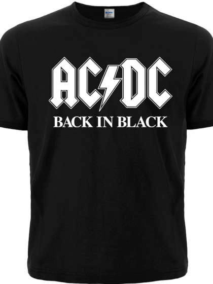 Футболка AC/DC "Back In Black" (Big Logo)