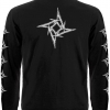 Футболка з довгим рукавом Metallica (Skull Sign of the Horns) (з друком на рукавах)  RW-22938