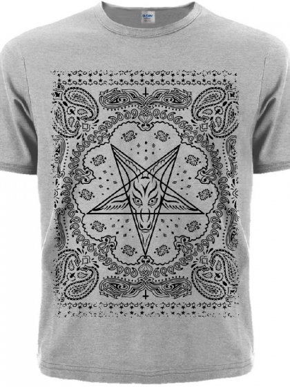 Меланж футболка Occult Bandana (бандана з Пентаграмою)