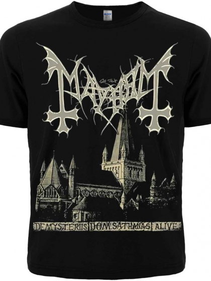 Футболка Mayhem "De Mysteriis Dom Sathanas"