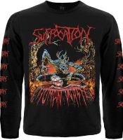 Футболка з довгим рукавом Suffocation "Human Waste"