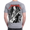 Футболка Metallica (guitar with ravens (меланж))  RW-779
