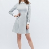 Платье KP-10124-4, (Серый меланж)  g-1100220089