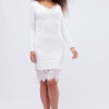 Платье KP-10128-3, (Белый)  g-1100220498