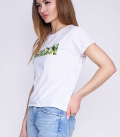 Жіноча футболка FK-223-3-0923, (Білий)