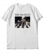 Футболка женская 216-3 The Beatles, (Белый)