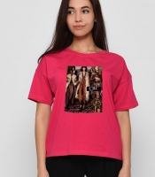 Футболка женская 216-9 Girls fashion, (Малина)
