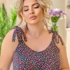 Сарафан женский из супер-софта с регулируемыми бретелями и карманами летний  k-110465