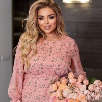 Блуза женская весенняя шифон на подкладке