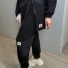 Костюм женский прогулочный из двунитки и плащевки весенний  k-116891