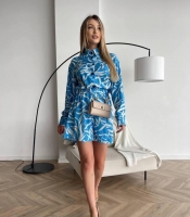 Комбинезон женский свободного кроя из шелковистого софта короткий с эластичной талией весенний летний