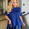 Костюм-двойка женский из двунитки с шортами летний  k-120434