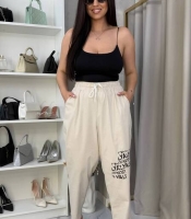 Джинсы baggy женские из коттон-денима свободного кроя с высокой посадкой летние