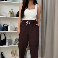 Джинсы baggy женские из коттон-денима свободного кроя с высокой посадкой летние