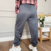 Женские джоггеры вельветовые свободного кроя на резинке Plus Size летние  k-122496