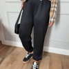 Женские джоггеры вельветовые свободного кроя на резинке Plus Size летние  k-122497