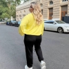 Спортивный костюм женский двунитка с принтом сердца Лео осенний  k-122706