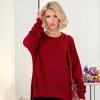 Свитер женский oversize трикотажный мягкий осенний  k-122825