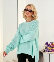 Свитер женский oversize трикотажный мягкий осенний