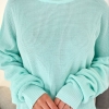 Свитер женский oversize трикотажный мягкий осенний  k-122828