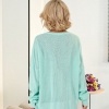 Свитер женский oversize трикотажный мягкий осенний  k-122828