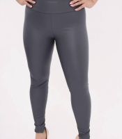 Лосины женские из эко-кожи на замше с высокой посадкой и мягкой подкладкой осенне-зимние