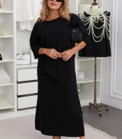 Костюм-двойка женский трикотажный турецкий из кулира платье с кофтой осенний