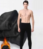 Мужские гамаши безшовные утеплённые на меху из кашемира и шерсти осенне-зимние