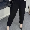 Брюки женские baggy вельветовые на флисе утеплённые свободного кроя осенне-зимние  k-124922