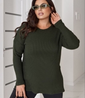 Туника женская вязаная из трикотажа Финляндия тёплая осенне-зимняя