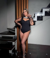 Боди женское креп-дайвинг с рукавами из сетки ромб вечернее осеннее зимнее