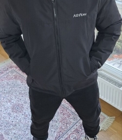 Куртка мужская зимняя из ткани Канада с капюшоном на молнии утеплённая водо- и ветрозащитная