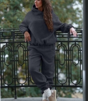 Спортивный костюм женский зимний оверсайз из ткани тедди на флисе утеплённый двунитка двойка