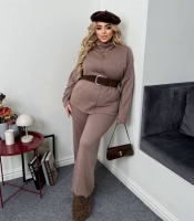 Костюм женский ангора двойка утеплённый оверсайз повседневный осенний зимний