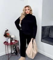 Костюм женский двусторонняя ангора теплый универсальный осенний зимний