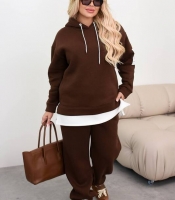 Костюм женский из тринитки на флисе утеплённый осенний зимний