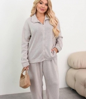 Костюм женский трикотажный прогулочный итальянская вязка осенний зимний